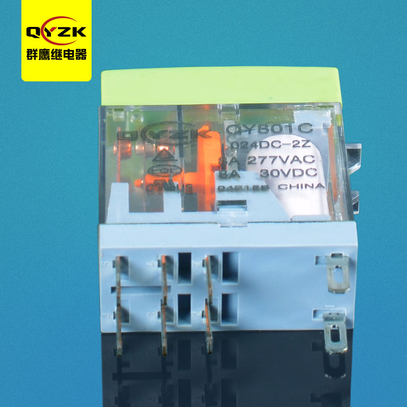24V 2组工控继电器-QY801C